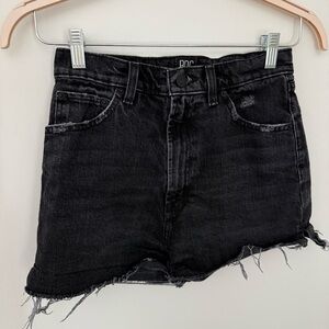 BDG Girlfriend High-Rise Black Shorts